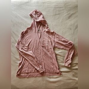 Pink (VS) lightweight long-sleeved tee, pink, size med